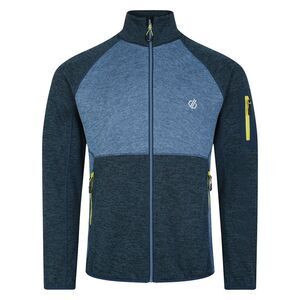 Dare 2B Mens Torrek Fleece Top / Moonlight Denim/Neon Spring